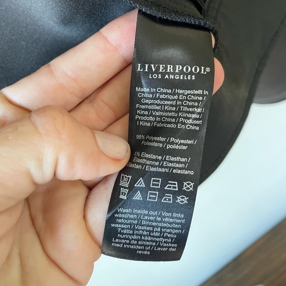 Liverpool Los Angeles, XS, lightweight faux leather moto biker jacket, like new - Picture 9 of 9